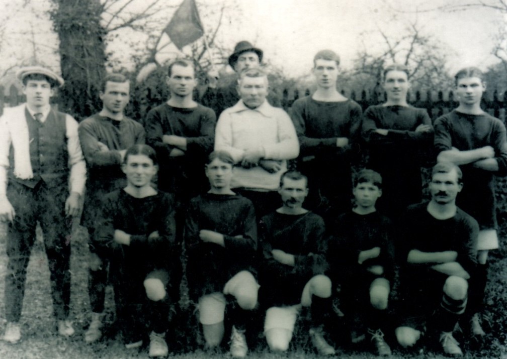 The Miller Family Football Team, 1914