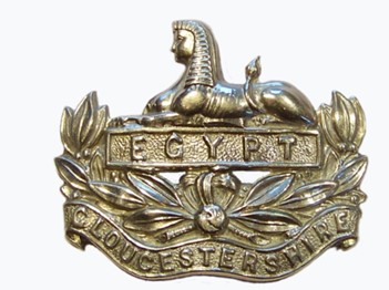 Cap badge of the Gloucestershire Regiment