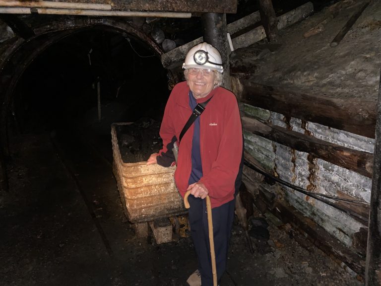 DP Lindegaard down Hopewell Colliery