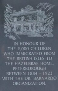 Plaque to honour children relocated to The Hazebrae Home