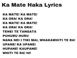 Ka Mate Haka Lyrics