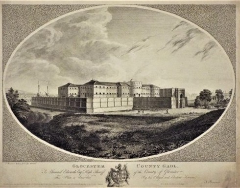 Gloucester County Gaol in 1795, by Thomas Bonnor